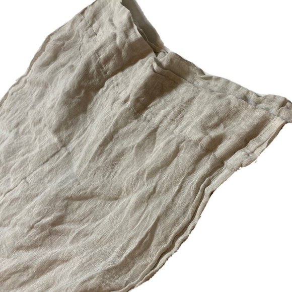 Restoration Hardware 1 Single Curtain Panel Sheer Linen Light Gray Drape 108 - Picture 2 of 4